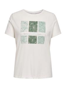 ONLY Carmakoma Футболка 'CARCRUZ' в белом цвете