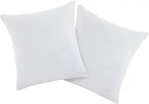 Чехол на подушку Andas Greta в вафельном стиле, белый