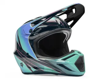 Брезентовый внедорожный шлем V3 RS Fox Racing, аквамарин