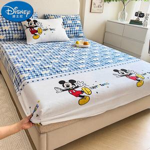 Disney Простыня на резинке 120х200 см из молочного велюра, с наволочкой, класс A, официальный Disney