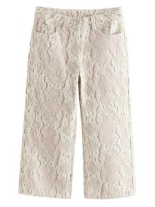 Джинсы с широкими штанинами Next, цвет Beige/Ecru/Dark beige