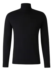 Свитер с высоким воротом Canali, черный