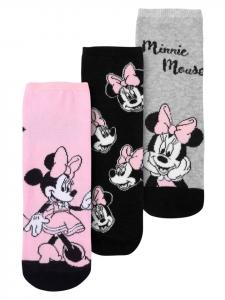 Носки United Labels 3er Pack Disney Minnie Mouse Socken Sneaker Strümpfe, разноцветный