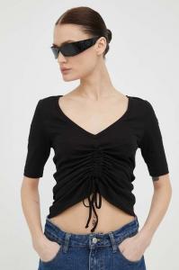 Хлопковая футболка G-Star Raw, черный