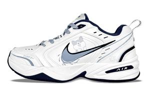 Nike Air Monarch 4 нескользящие низкие массивные кроссовки unisex blue white