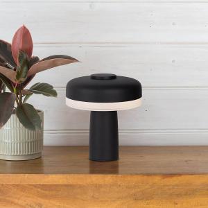 Светодиодная настольная лампа Näve Pilu, акриловое стекло / железо - 1 лампа - черный