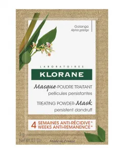 Восстанавливающая маска для волос с порошком галанги Klorane