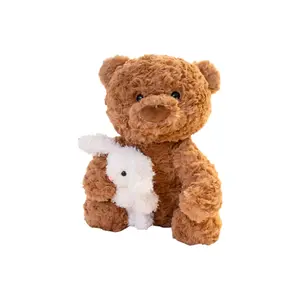 Плюшевая игрушка обнимающий медвежонок мягкая и милая плюшевая кукла высота 25см/35см Lionf