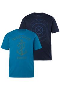 Men Plus Футболка в цвете Marine Blue, Smoke Blue