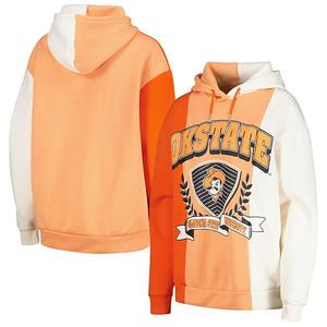 Женский оранжевый худи Oklahoma State Cowboys Hall of Fame с цветными блоками Gameday Couture