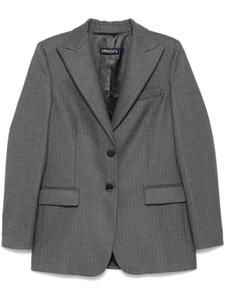 Блейзер в тонкую полоску DRHOPE, серый