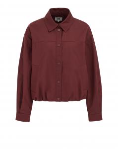 WE Fashion Куртка для межсезонья в цвете бургунди