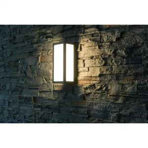 Светильник LED настенный Keanu, LED-модуль 1 шт., теплый белый, настенный светильник, уличный светильник, световой поток вперед и в обе стороны Heitronic, антрацит