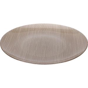 Тарелка Home Styling Collection золотистого цвета диаметр: 32 см