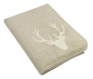 Мягкое одеяло  Zollner, коричневый