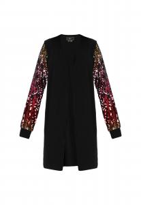 Faina Вязаный кардиган в черном цвете