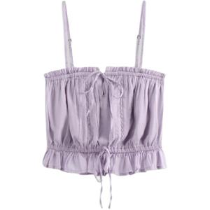 Топ без бретелей женский Hollister, фиолетовый