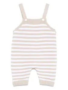 Комбинезон в полоску Little Bear, коричневый