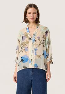 Блуза Soaked in Luxury ANAYA AMILY 3/4, Oatmeal Large Flower/Beige