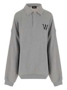Рубашка поло с логотипом We11done, серый