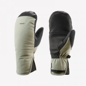 Лыжные перчатки Wedze, цвет salbeigrün/rauchschwarz