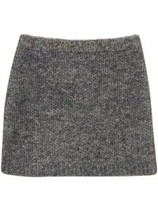 Юбка мини из ткани букле TWINSET, серый