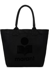 Маленькая сумка-шоппер из йенки Isabel Marant, черный