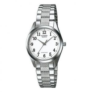 Часы CASIO Stainless Steel Strap Silver Analog, цвет silver