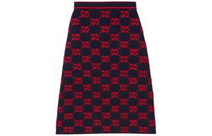 Повседневная длинная юбка женская Fusion Фиолетовый/Черный Gucci