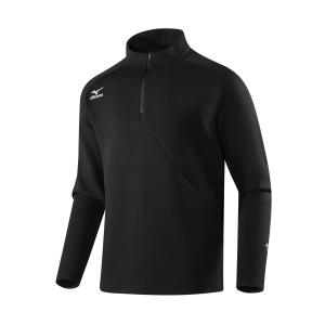 Mizuno Long Sleeved Semi Zippered Sports Sweatshirt Unisex