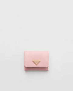 Маленький кошелек из сафьяновой кожи Prada, розовый