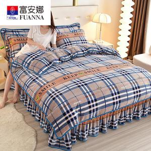 Fuanna Пододеяльник из утолщенного молочного велюра 220х240 см, цвет Life motto