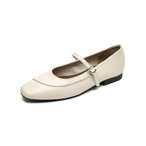 TAFN Мэри Джейн туфли женские черно-бежевые, цвет Beige