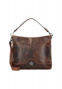 Сумочка Ranger кожаная 34 см BILLY THE KID, коричневый