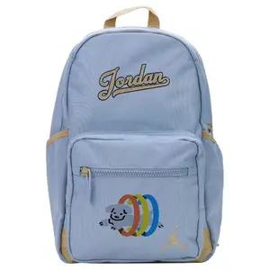 Jordan Полиэстеровый рюкзак Unisex Blue, Colored dogs