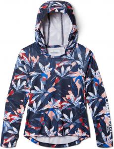 Толстовка Super Tidal для девочек Columbia, Collegiate Navy Hidden Paradise