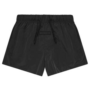 Шорты Fear of God Essentials Kids Crinkle Nylon Running Short, черный