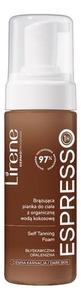 Бронзирующая пенка для тела с органической кокосовой водой - темная кожа 150мл Lirene ESPRESSO