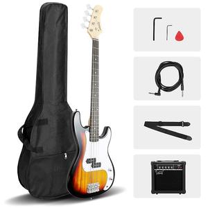 Басс гитара Glarry GP Electric Bass Guitar Sunset w/ 20W Amplifier