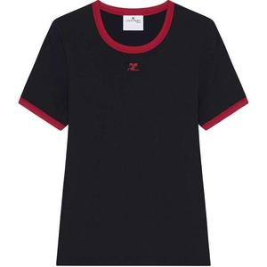 Футболка Courrèges Signature COURREGES, черный