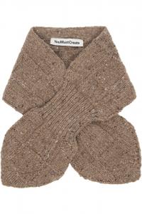 Шарф с прорезью Ymc, серо-коричневый