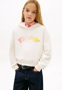 Худи с текстурированным логотипом, свободного кроя. Tommy Hilfiger, Ancient White