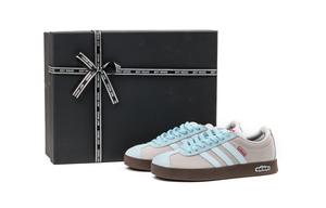 Adidas Neo Кроссовки для скейтбординга VL Court Lifestyle с низким верхом, нескользящие, унисекс, серо-синие