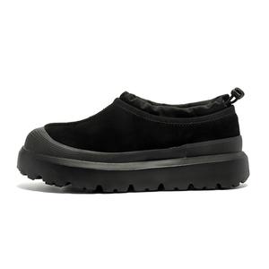 LUOMAIKE Тёплые противоскользящие короткие зимние ботинки для увеличения роста черные, цвет Black