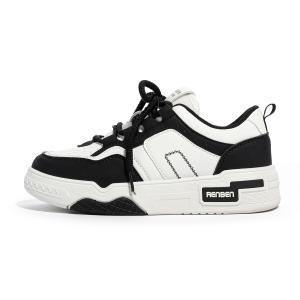 Кеды, скейтборд обувь женская низкая Humanism 1986, белый/синий