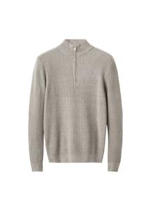 Свитер MANGO MAN Parkd, серо-коричневый