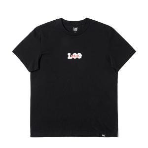 Lee Футболка мужская Black Crew Neck Moderate Straight Fit