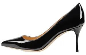 SERGIO ROSSI Туфли-лодочки Godiva Slim Heel на высоком каблуке 7,5 см женские черные