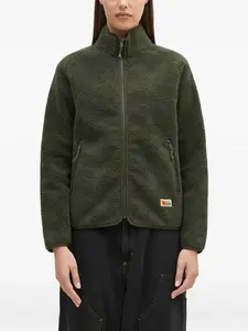 Флисовая толстовка на молнии Fjällräven, зеленый
