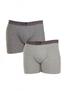 Боксеры Kisses and Love, серый